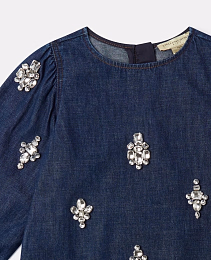Платье Denim Woven от бренда Stella McCartney kids