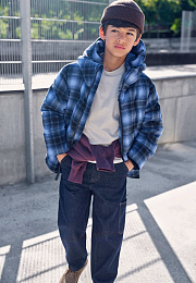 Куртка Hilo Wool Check Navy от бренда MOLO