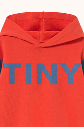 Худи COLOR BLOCK Dark red от бренда Tinycottons