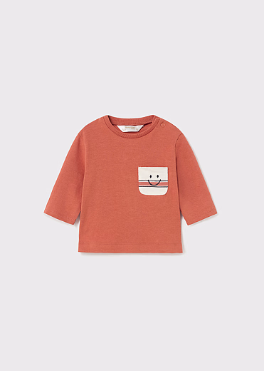 Лонгсливы в молочно-красных тонах 2 шт от бренда Mayoral