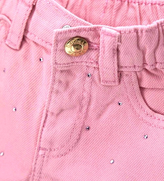 Шорты Pink со стразами от бренда Original Marines