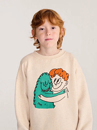 Свитшот Hug Hairy Monster от бренда Bobo Choses