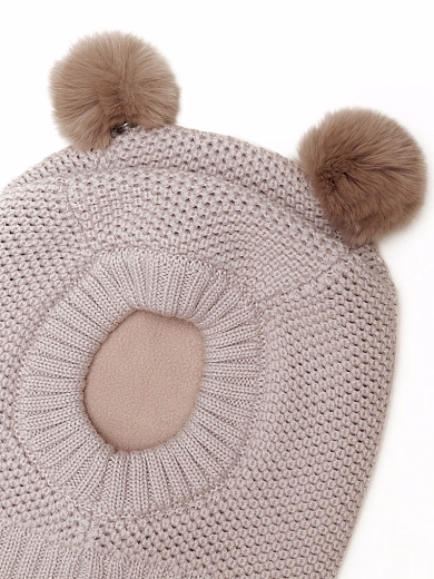 Балаклава Momla creme beige от бренда Peppihat