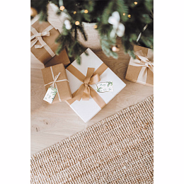 Этикетки для подарков Эвкалипт 10 шт от бренда Tim & Puce Factory