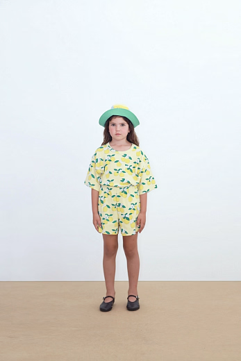 Шорты Blooming lemon от бренда Tinycottons