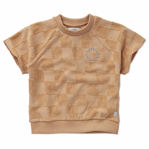 Футболка Terry Blocks от бренда Sproet & Sprout Бежевый