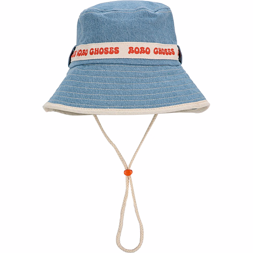 Панама Blue Denim с контрастной полосой от бренда Bobo Choses