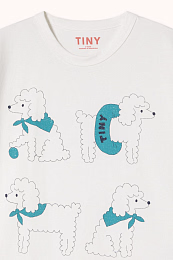 Футболка Poodle от бренда Tinycottons Белый
