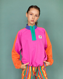 Свитшот Smiling Сolor Block от бренда Bobo Choses