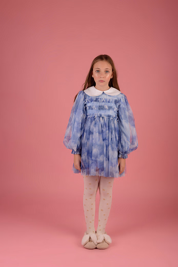 Платье сине-голубого цвета от бренда Raspberry Plum