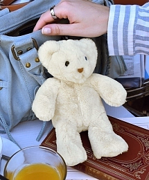 Брелок Мишка молочного цвета от бренда Doudou et Compagnie