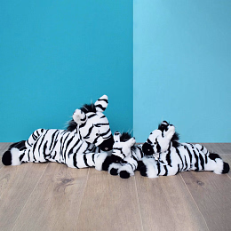 Зебра Зефир в подарочной коробке, 35 см от бренда Histoire d'Ours