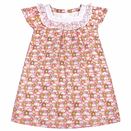 Платье с принтом облаков от бренда Eirene