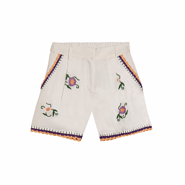 Шорты с вышитыми цветами от бренда Stella McCartney kids