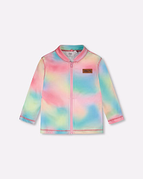 Куртка, флисовая кофта и штаны радужных цветов от бренда Deux par deux