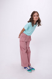 Джинсы палаццо розовые от бренда NOT A TOY