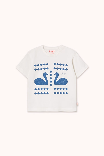 Футболка SWAN от бренда Tinycottons Белый
