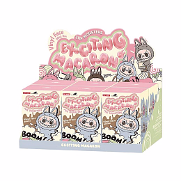 Брелок Labubu Exciting macaroons от бренда POP MART