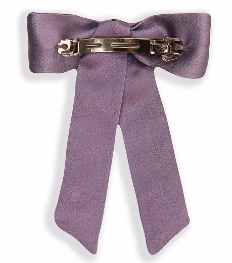 Бант из сатина «Воспоминание» фиолетовый от бренда Kosa do Poyasa