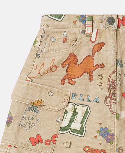 Юбка Canvas от бренда Stella McCartney kids