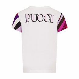 Футболка Orchidee от бренда Emilio Pucci Молочный