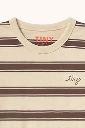 Лонгслив RETRO STRIPES Cacao от бренда Tinycottons