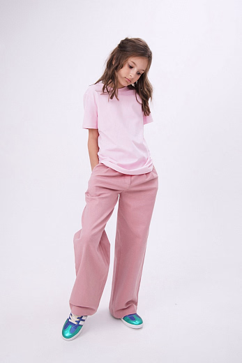 Джинсы палаццо розовые от бренда NOT A TOY