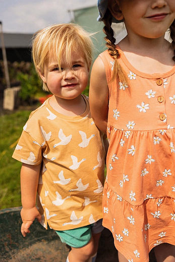 Футболка Goose Print от бренда Sproet & Sprout Бежевый