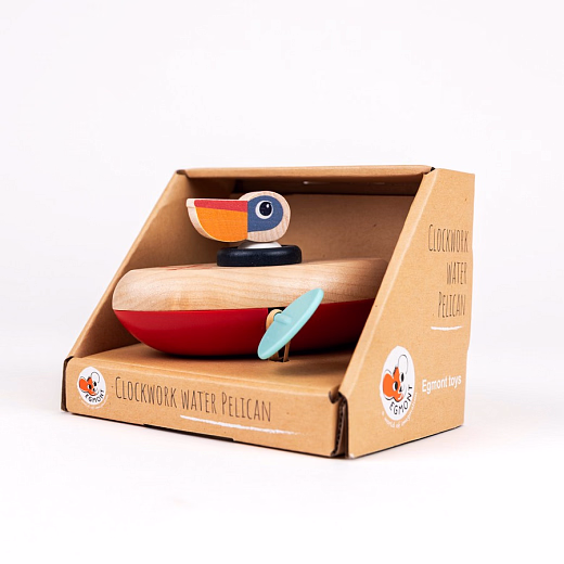 Лодка заводная с пеликаном от бренда Egmont Toys