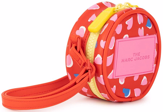 Сумка с принтом сердец от бренда LITTLE MARC JACOBS