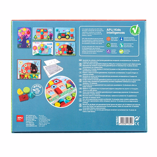 Моя первая деревянная мозаика от бренда Apli Kids