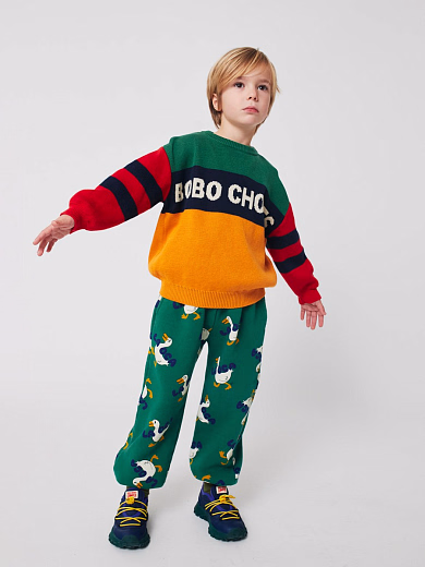 Джемпер Bobo color block от бренда Bobo Choses
