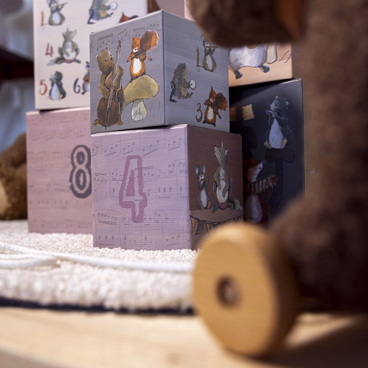 Кубики со счетом "Музыканты" от бренда Egmont Toys
