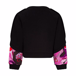 Свитшот Black Orchidee от бренда Emilio Pucci
