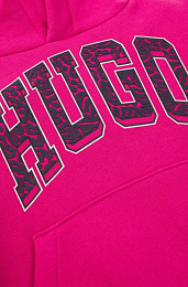 Худи кроп Logo Pink от бренда HUGO