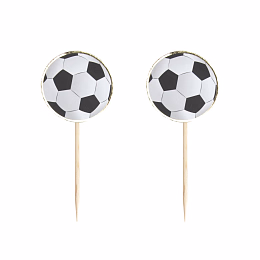 Шпажки Футбол с золотом 10 шт от бренда Tim & Puce Factory