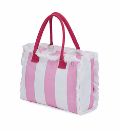 Сумка в розовую полоску от бренда Original Marines