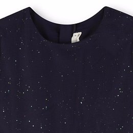 Платье Navy с деталью в пайетках от бренда Billieblush