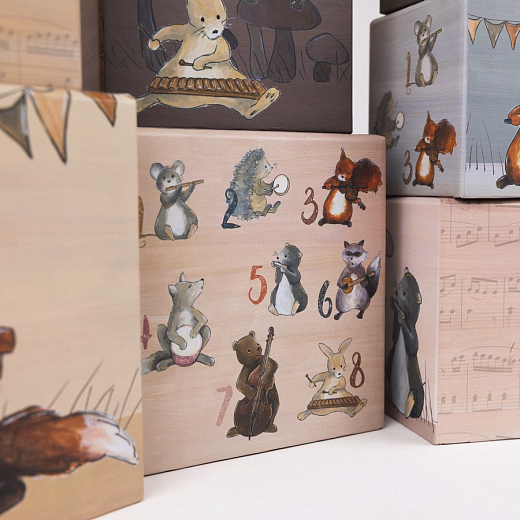 Кубики со счетом "Музыканты" от бренда Egmont Toys