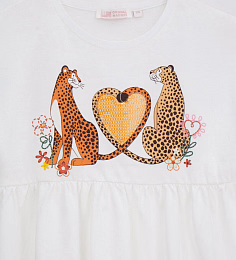 Туника с леопардами и велосипедки от бренда Original Marines