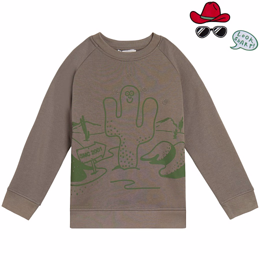 Свитшот Cactus Graphic от бренда Stella McCartney kids