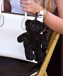 Брелок Мишка черного цвета от бренда Doudou et Compagnie