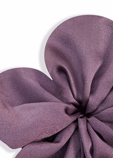 Резинка для волос «Цветок для мамы» фиолетовая без наполнителя от бренда Kosa do Poyasa