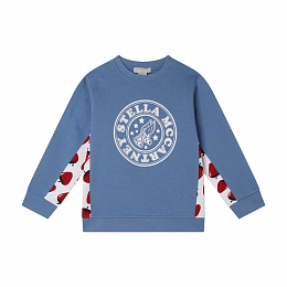 Толстовка с клубничками от бренда Stella McCartney kids
