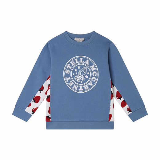 Толстовка с клубничками от бренда Stella McCartney kids