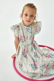 Платье Delphine Pink Roses от бренда C'ERA UNA VOLTA