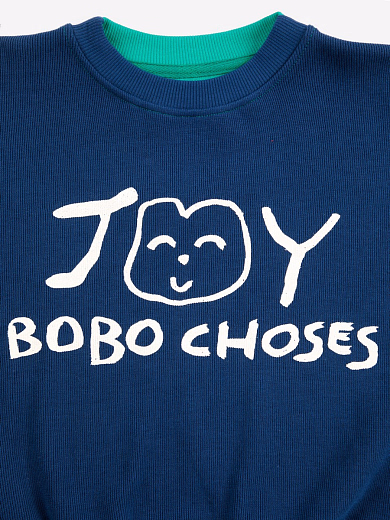 Свитшот Navy Smiling от бренда Bobo Choses
