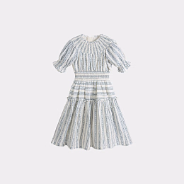 Платье Evelina Blue Stripes от бренда C'ERA UNA VOLTA