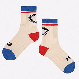 Носки Tic Tac Toe color block от бренда Bobo Choses