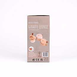 Пирамидка Жираф Леони от бренда Egmont Toys